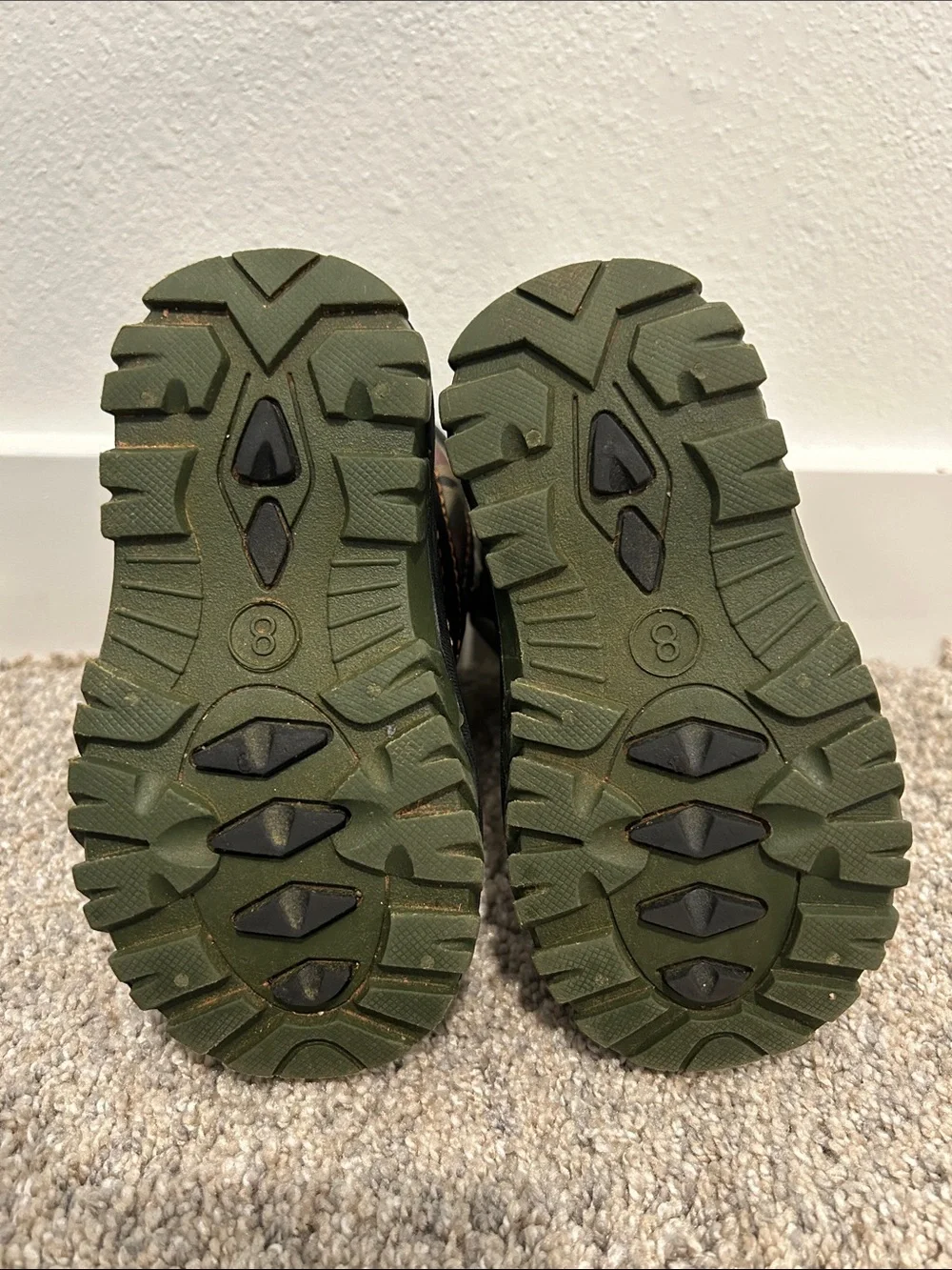 Western Chief Kids Camo Snow Boots - Green, Black, Brown